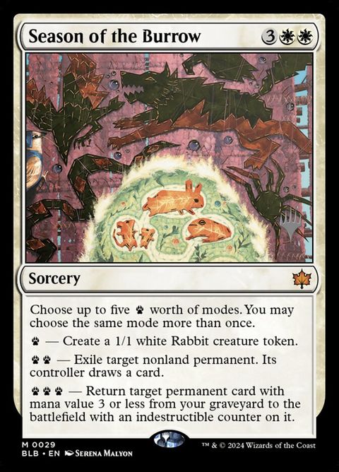 Season of the Burrow (29p) - Planeswalker Stamped