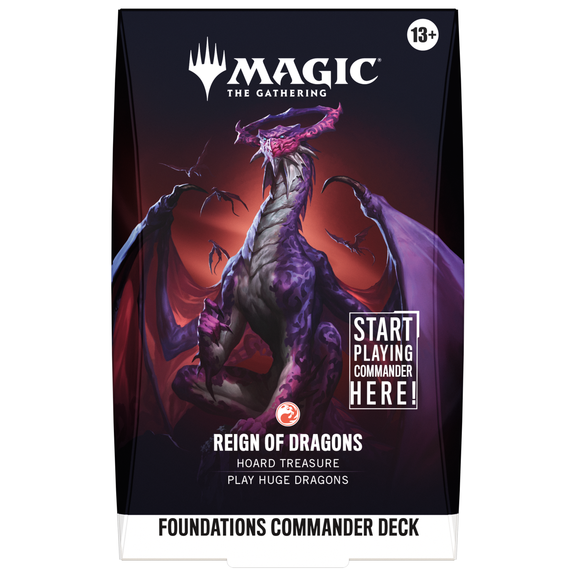 Magic: The Gathering - Reality Fracture - Foundations Commander Deck - Reign Of Dragons