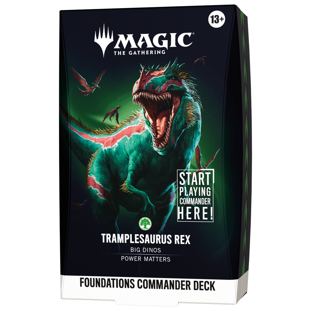 Magic: The Gathering - Reality Fracture - Foundations Commander Deck - Tramplesaurus Rex